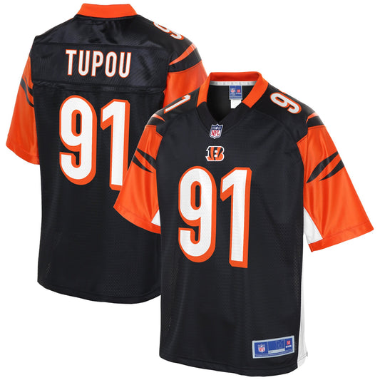 Cincinnati Bengals Josh Tupou Pro Line Black Football Jersey product image