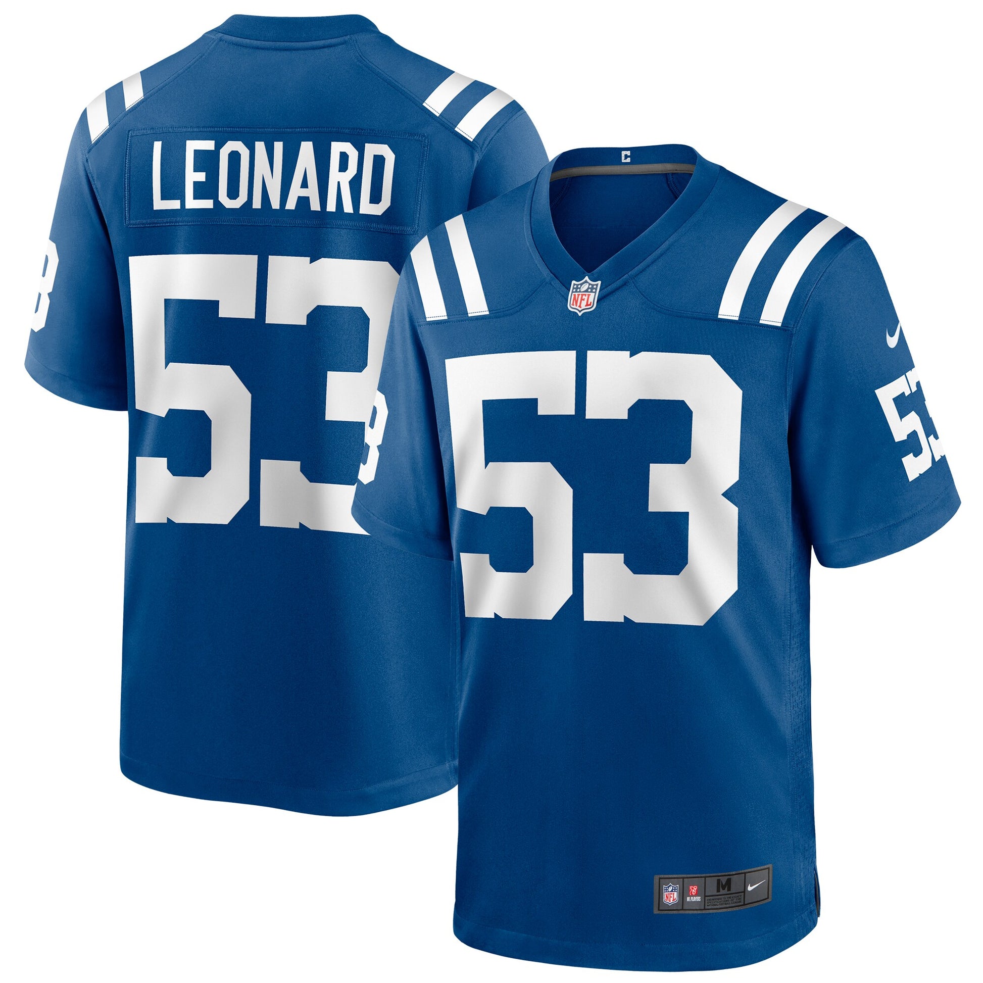 Indianapolis Colts Darius Leonard Game Royal Football Jersey product image