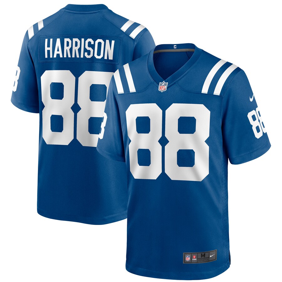 Indianapolis Colts Marvin Harrison Game Royal Football Jersey product image
