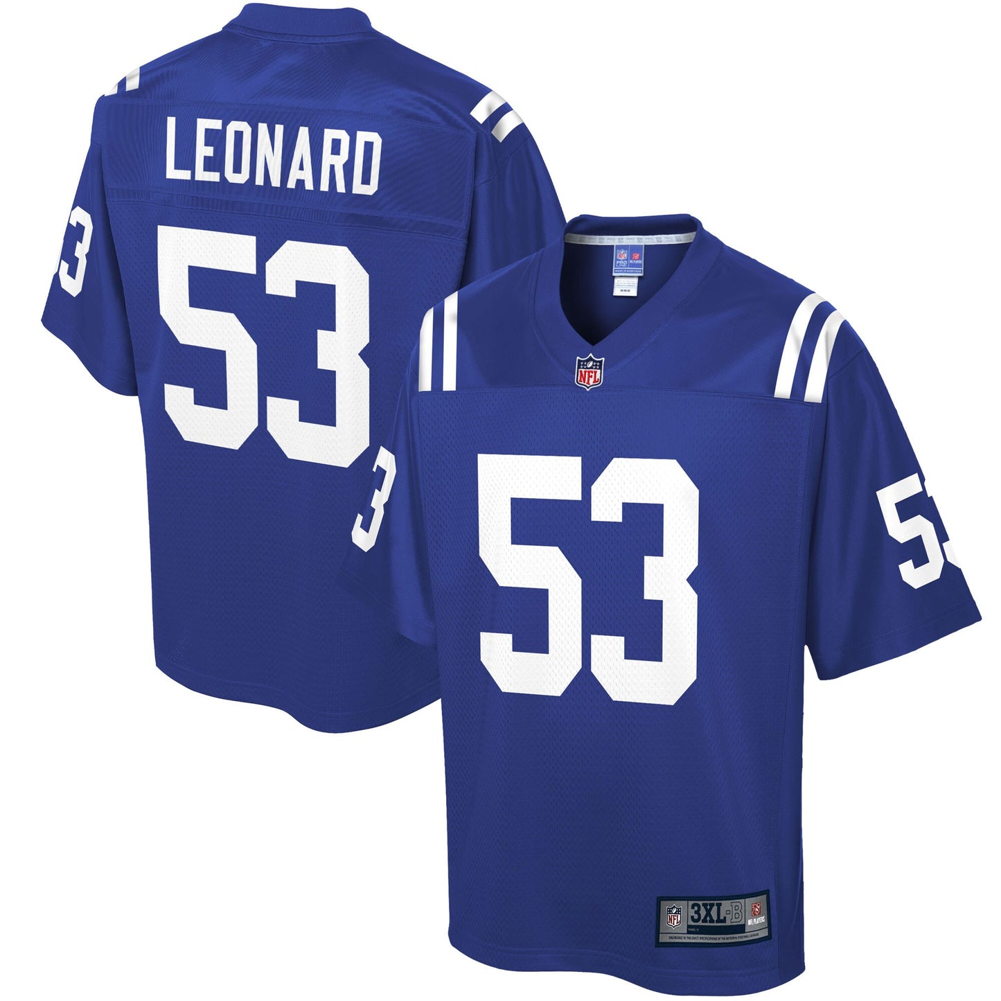 Indianapolis Colts Darius Leonard Pro Line Big & Tall Royal Football Jersey product image