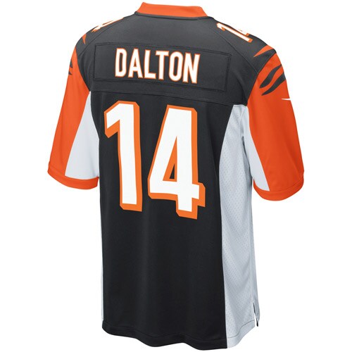 Cincinnati Bengals Andy Dalton Game Black Football Jersey product image