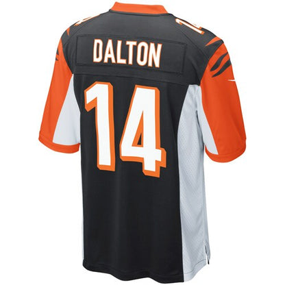 Cincinnati Bengals Andy Dalton Game Black Football Jersey product image