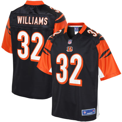 Cincinnati Bengals Trayveon Williams Pro Line Black Football Jersey product image