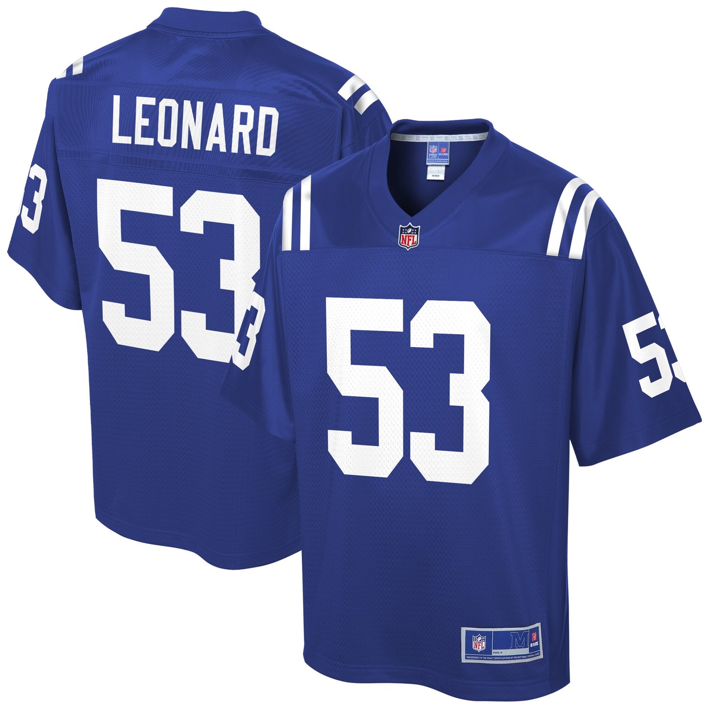 Indianapolis Colts Darius Leonard Pro Line Royal Football Jersey product image