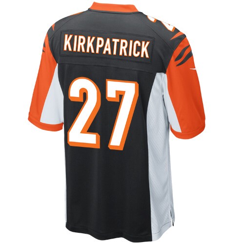 Cincinnati Bengals Dre Kirkpatrick Game Black Football Jersey product image