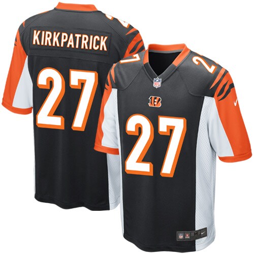Cincinnati Bengals Dre Kirkpatrick Game Black Football Jersey product image