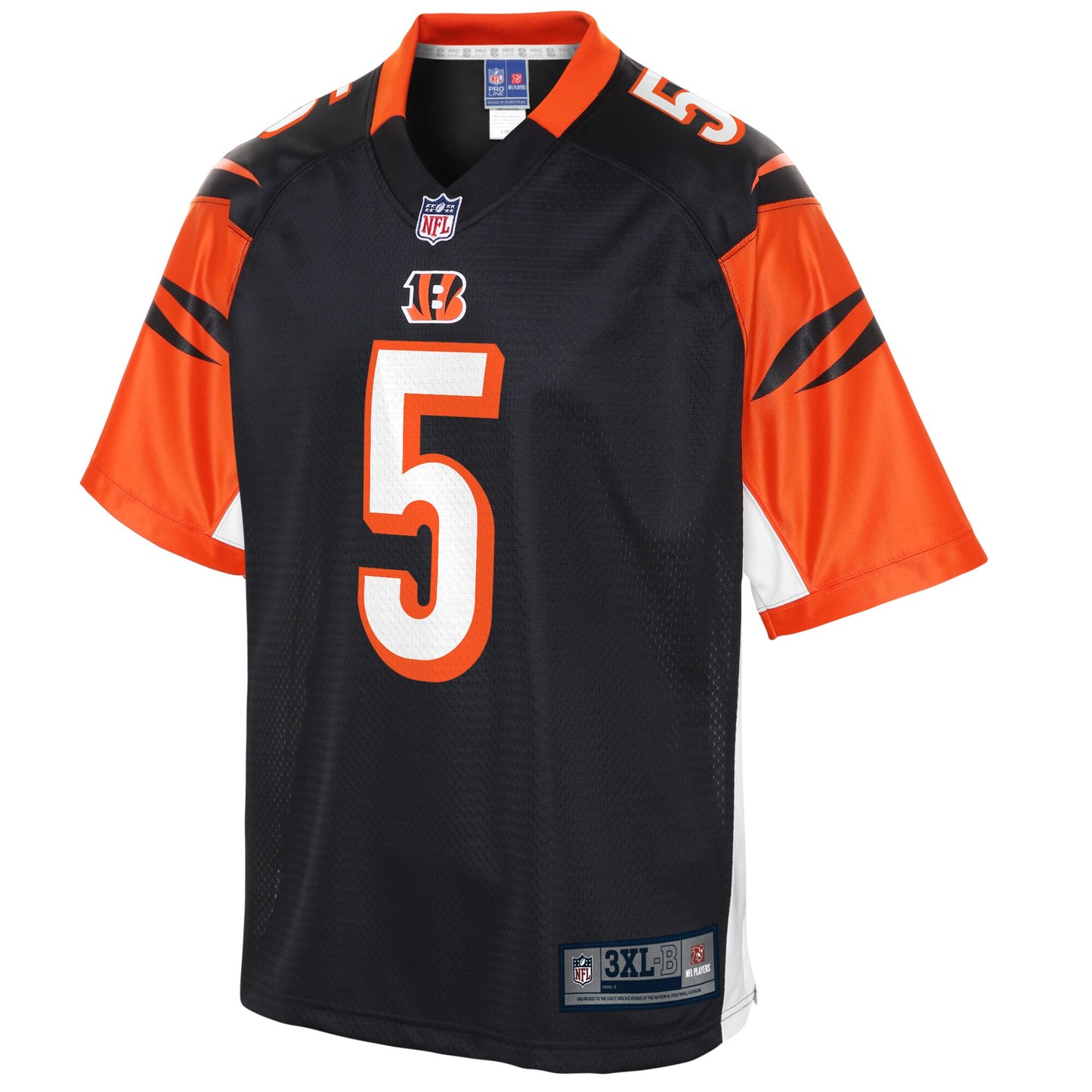 Cincinnati Bengals Ryan Finley Pro Line Big & Tall Black Football Jersey product image