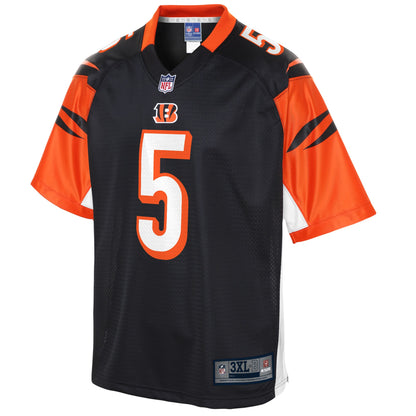 Cincinnati Bengals Ryan Finley Pro Line Big & Tall Black Football Jersey product image