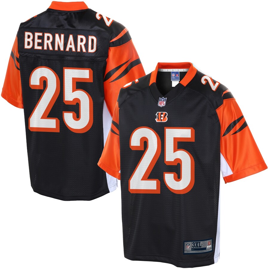 Cincinnati Bengals Giovoni Bernard Pro Line Big & Tall Team Color Football Jersey product image