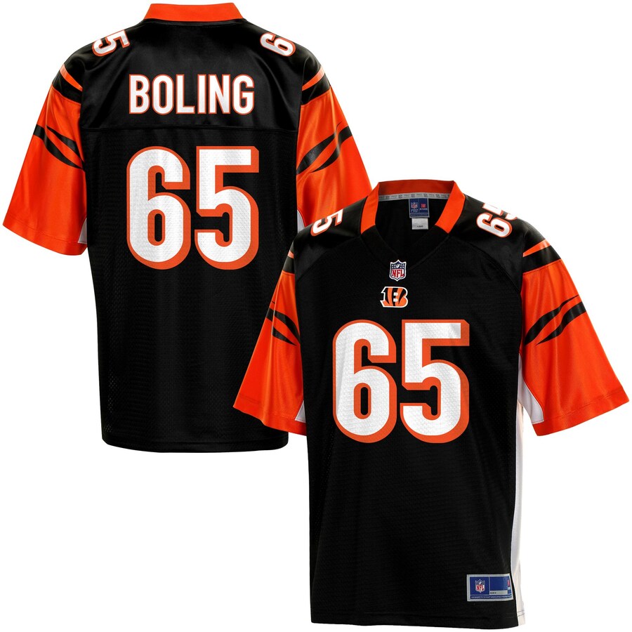 Cincinnati Bengals Clint Boling Pro Line Team Color Football Jersey product image