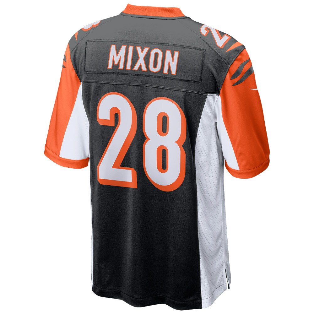 Cincinnati Bengals Joe Mixon Game Black Football Jersey product image