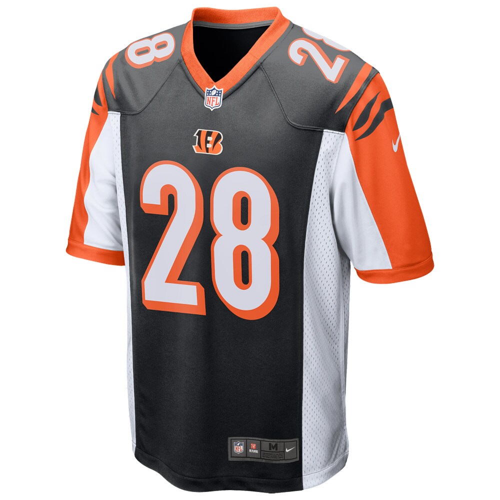 Cincinnati Bengals Joe Mixon Game Black Football Jersey product image