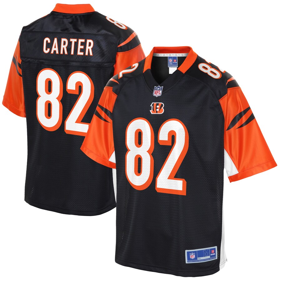 Cincinnati Bengals Cethan Carter Pro Line Big & Tall Black Football Jersey product image