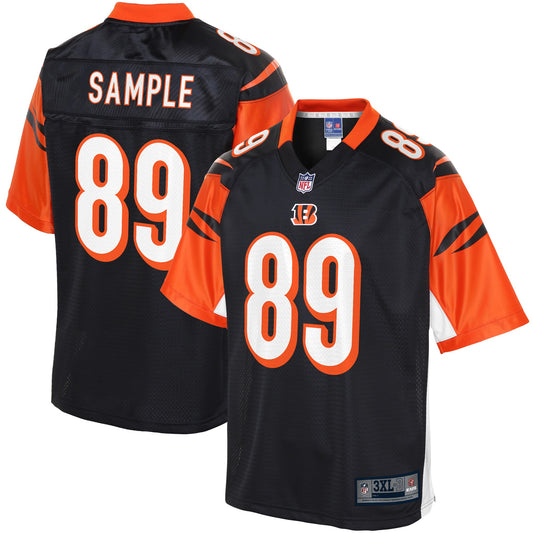 Cincinnati Bengals Drew Sample Pro Line Big & Tall Black Football Jersey product image