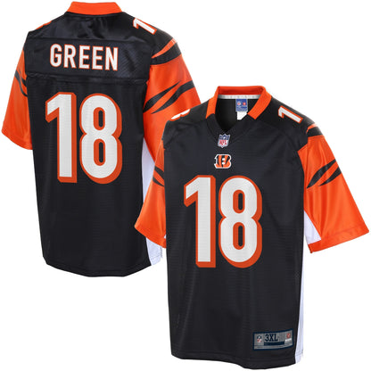 Cincinnati Bengals Pro Line Big & Tall Team Color Green Football Jersey product image