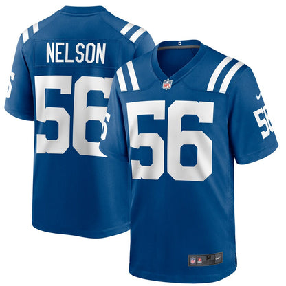Indianapolis Colts Quenton Nelson Game Royal Football Jersey product image