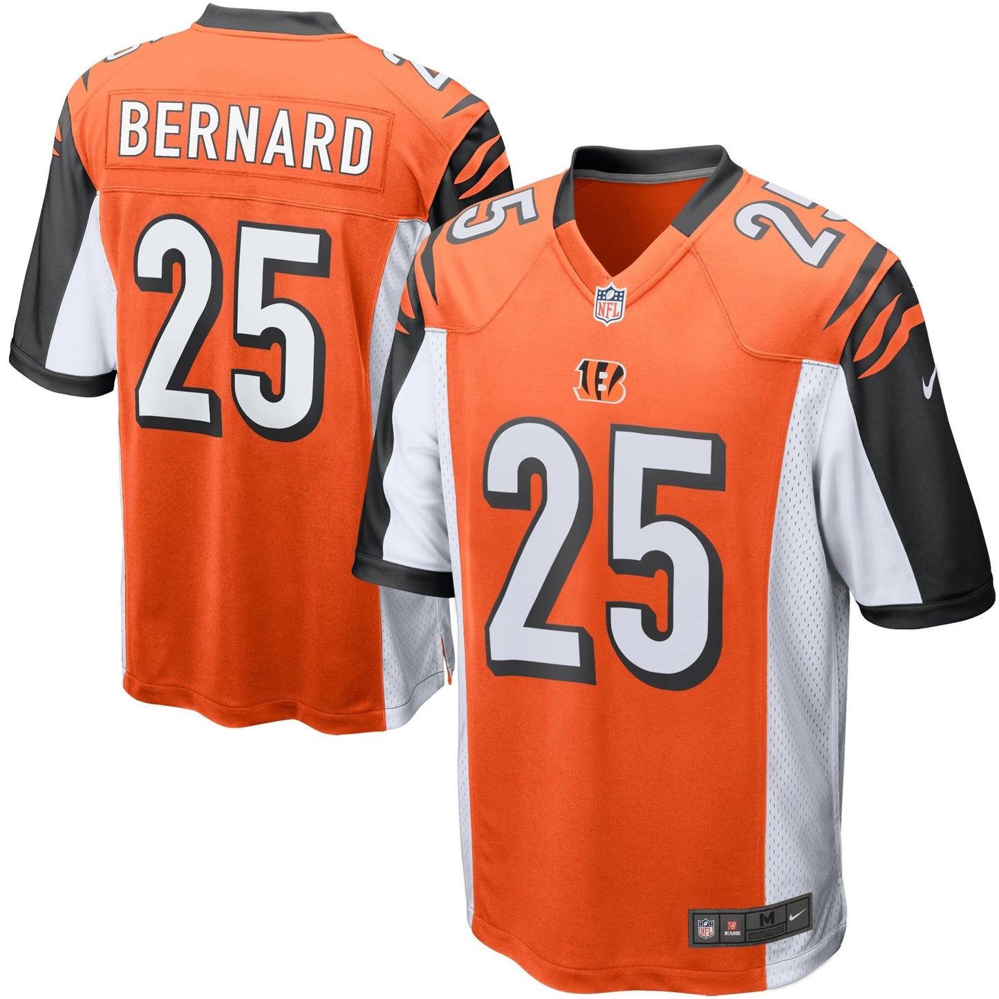 Cincinnati Bengals Giovani Bernard Alternate Game Orange Football Jersey product image