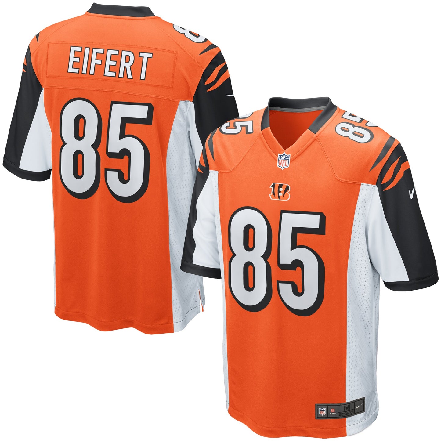Cincinnati Bengals Tyler Eifert Game Orange Football Jersey product image