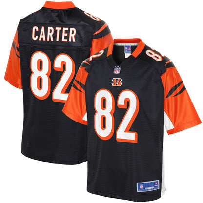Cincinnati Bengals Cethan Carter Pro Line Black Football Jersey product image