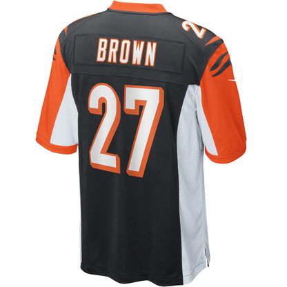 Cincinnati Bengals Tony Brown Game Black Football Jersey product image
