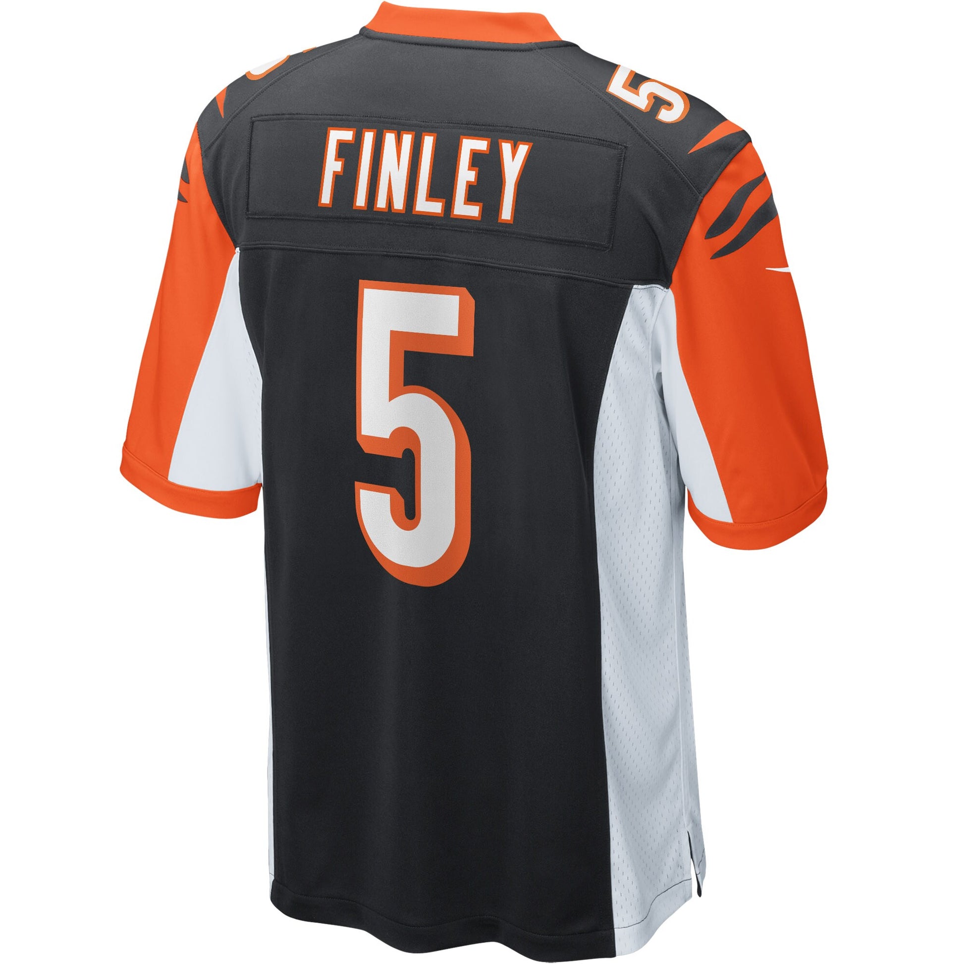 Cincinnati Bengals Ryan Finley Game Black Football Jersey product image