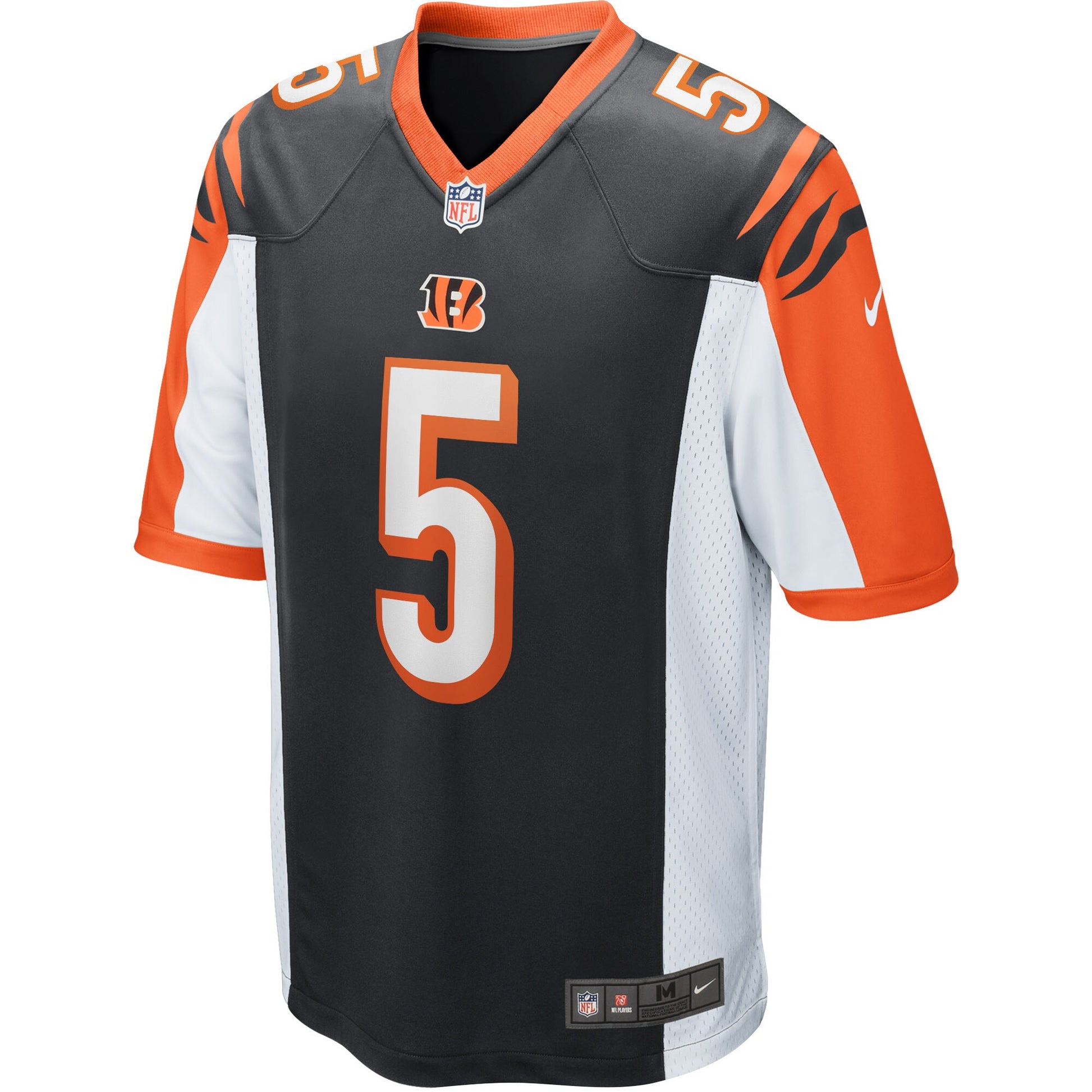 Cincinnati Bengals Ryan Finley Game Black Football Jersey product image