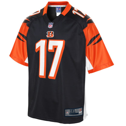 Cincinnati Bengals Stanley Morgan Pro Line Big & Tall Team Color Black Football Jersey product image