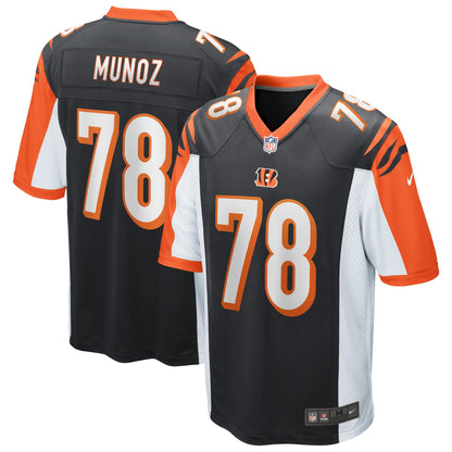 Cincinnati Bengals Anthony Munoz Game Black Football Jersey product image