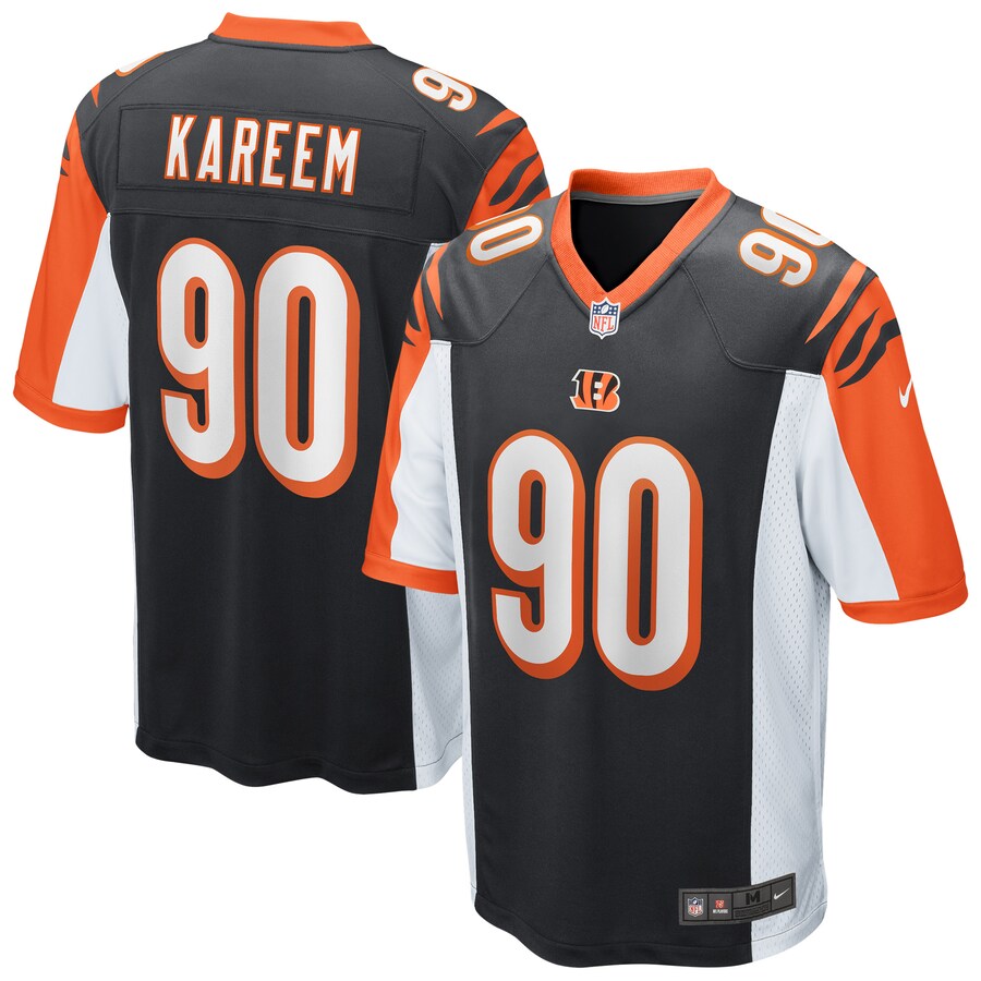 Cincinnati Bengals Khalid Kareem Game Black Football Jersey product image