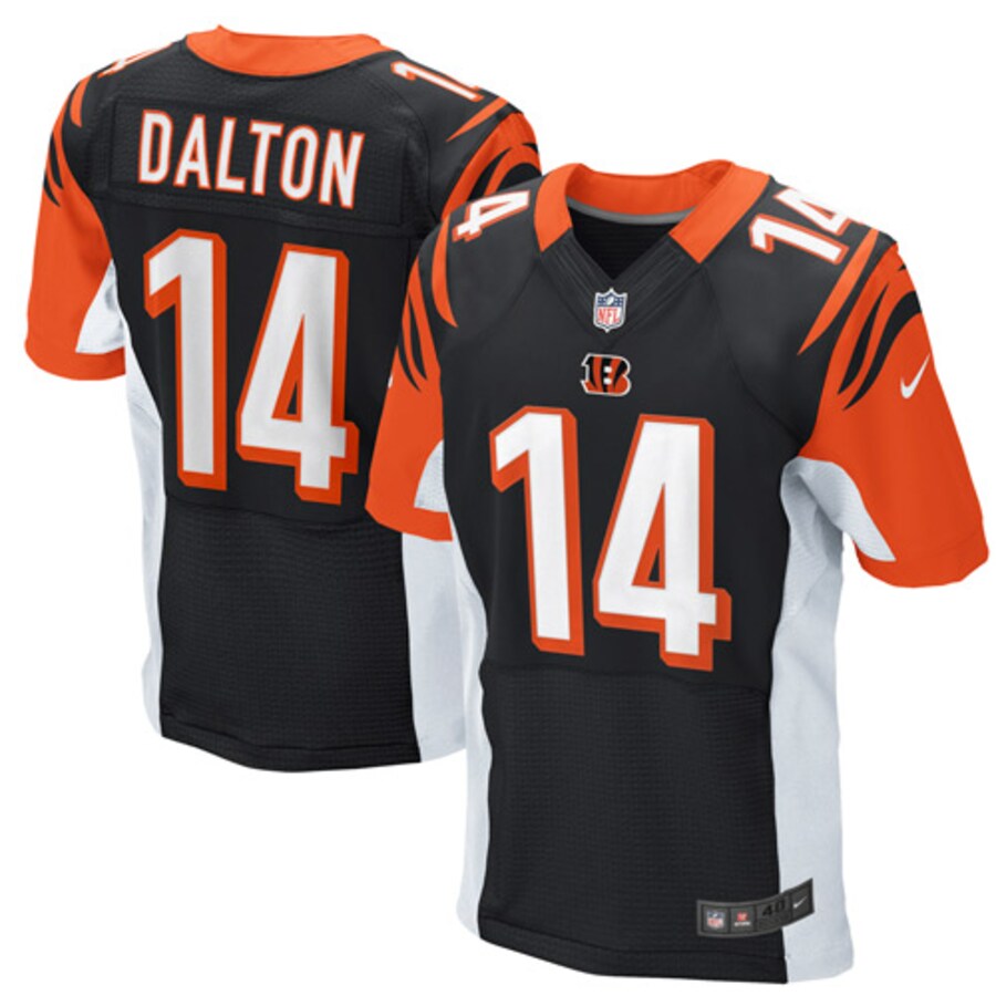 Cincinnati Bengals Andy Dalton Black Football Jersey product image