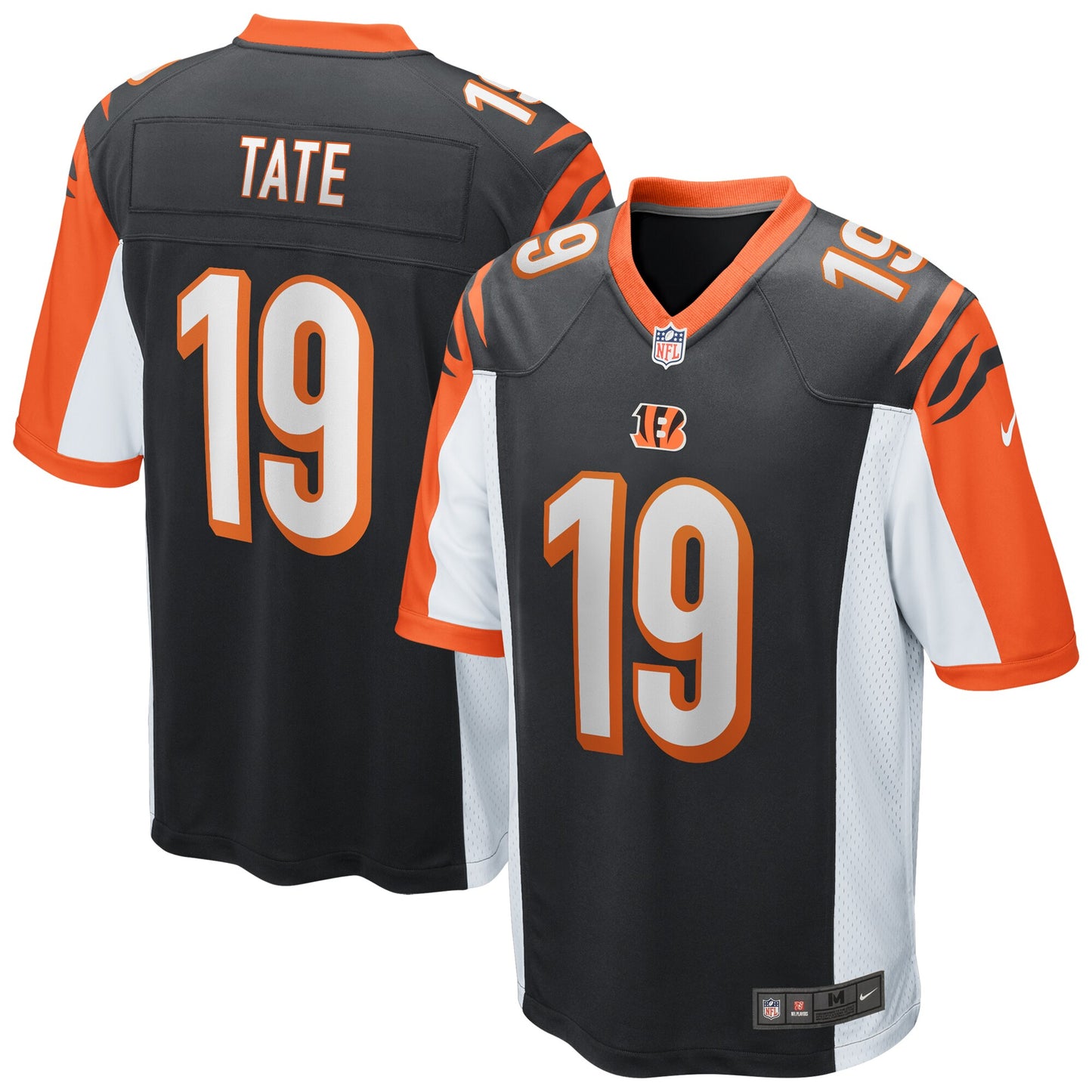 Cincinnati Bengals Auden Tate Game Black Football Jersey product image