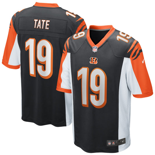 Cincinnati Bengals Auden Tate Game Black Football Jersey product image