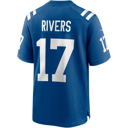 Indianapolis Colts Philip Rivers Game Royal Football Jersey product image