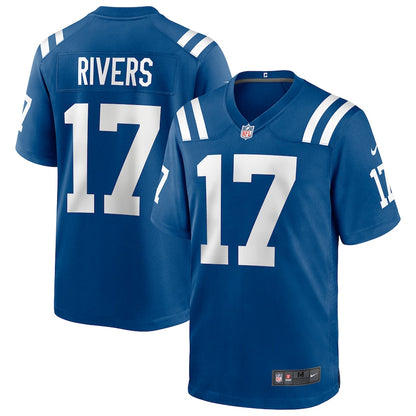 Indianapolis Colts Philip Rivers Game Royal Football Jersey product image