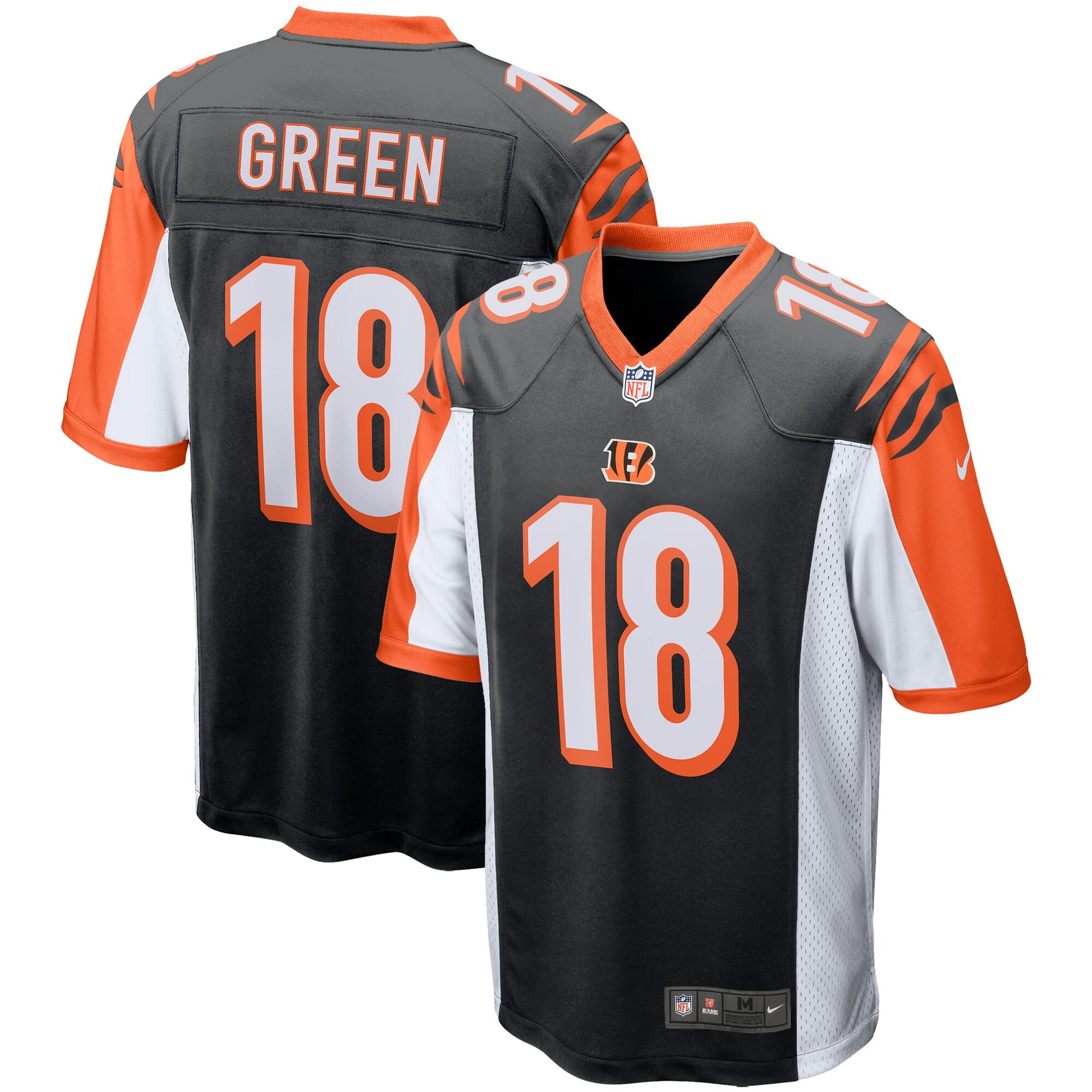 Cincinnati Bengals A.j. Game Black Football Jersey product image