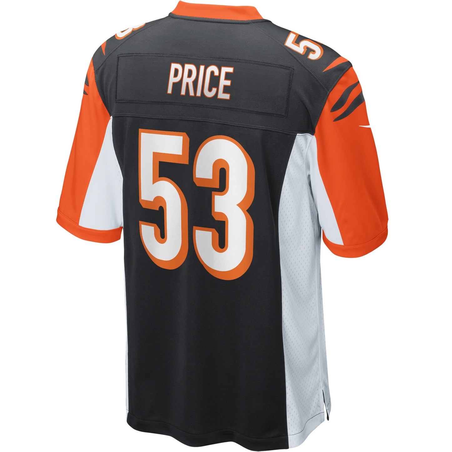 Cincinnati Bengals Billy Price Game Black Football Jersey product image