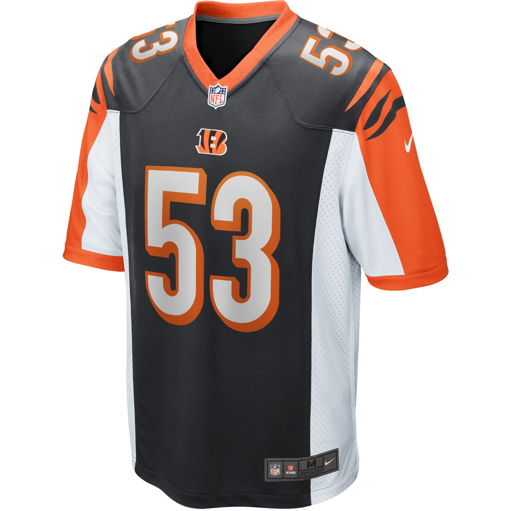 Cincinnati Bengals Billy Price Game Black Football Jersey product image