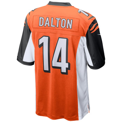 Cincinnati Bengals Andy Dalton Game Orange Football Jersey product image