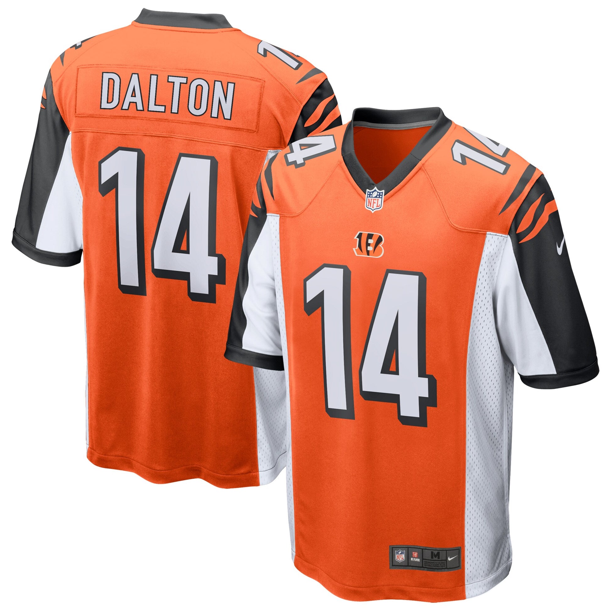 Cincinnati Bengals Andy Dalton Game Orange Football Jersey product image