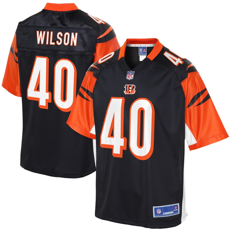 Cincinnati Bengals Brandon Wilson Pro Line Big & Tall Black Football Jersey product image