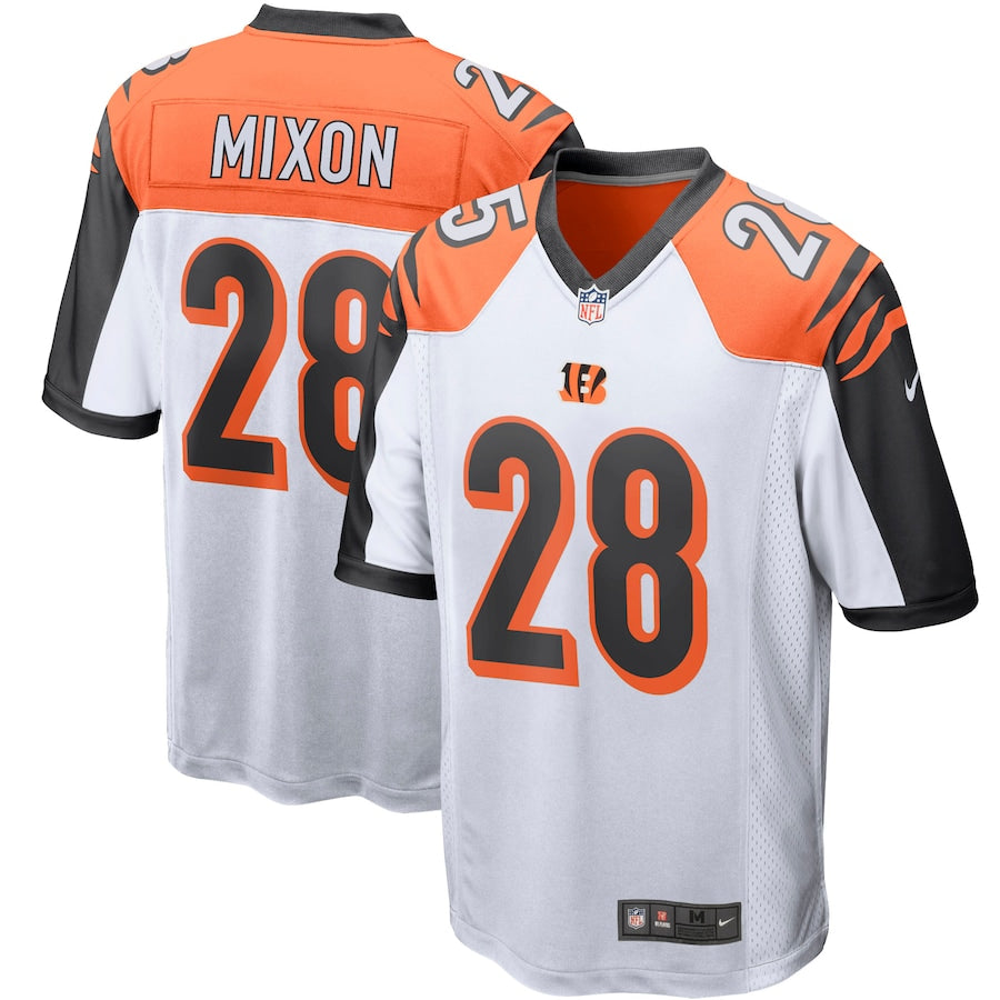 Cincinnati Bengals Joe Mixon Game White Football Jersey product image