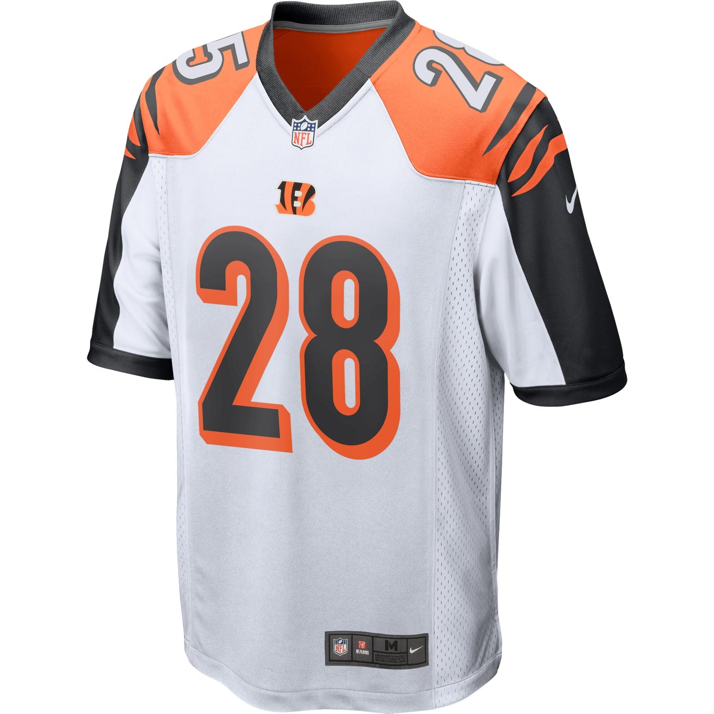 Cincinnati Bengals Joe Mixon Game White Football Jersey product image