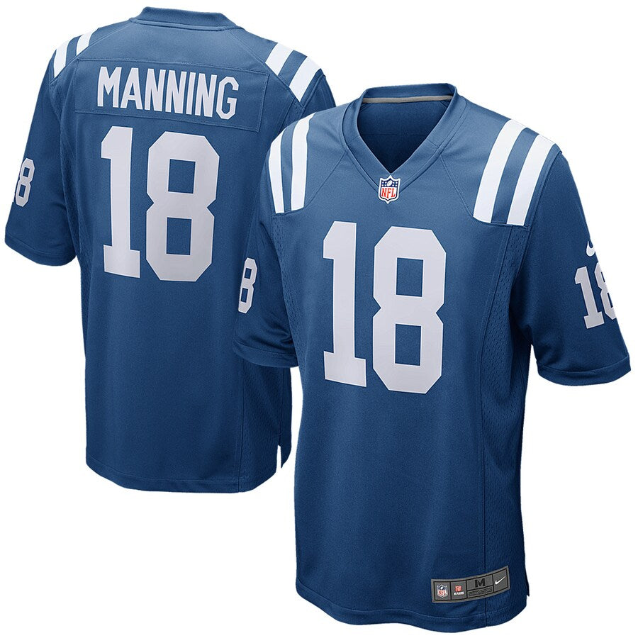 Indianapolis Colts Peyton Manning Game Royal Football Jersey product image
