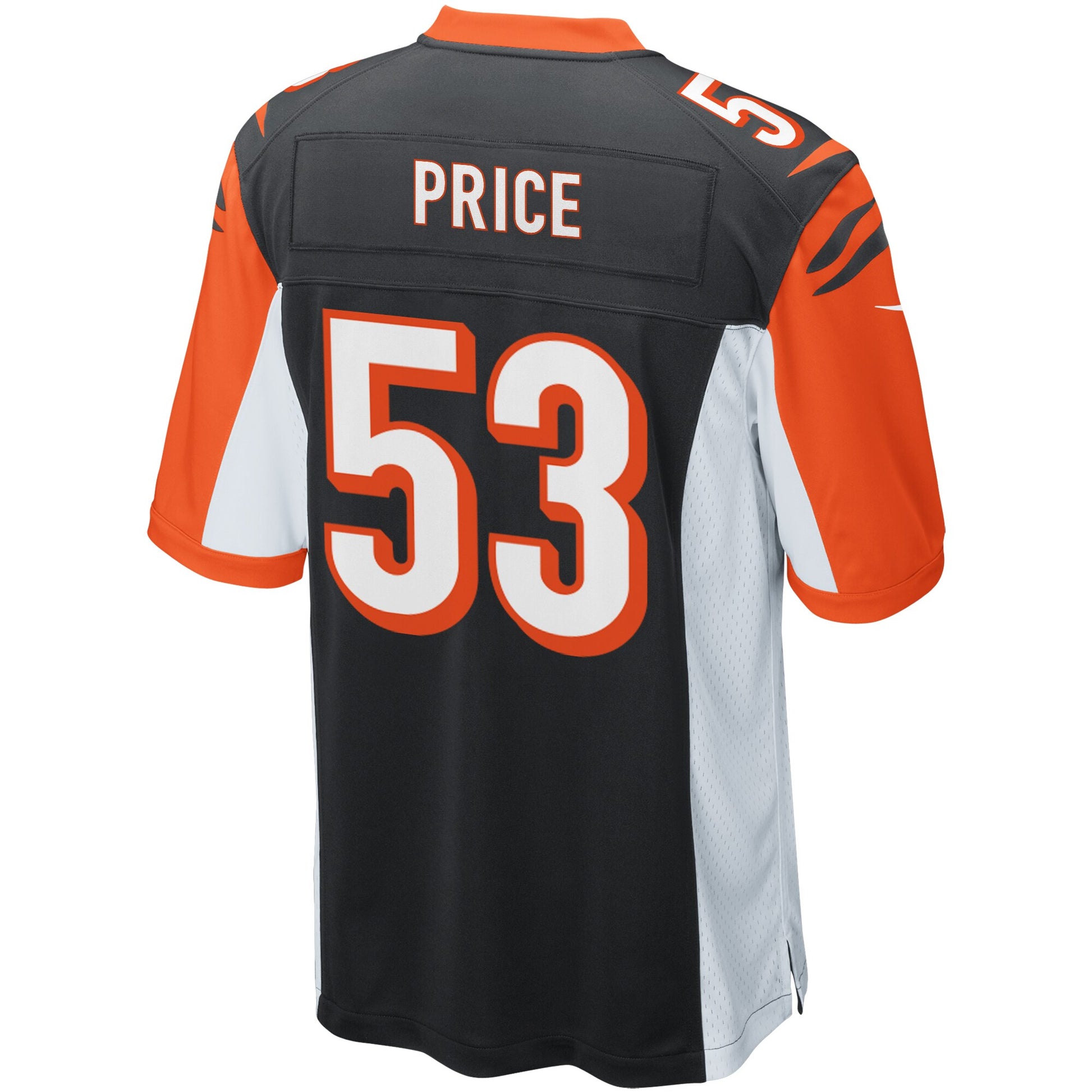 Cincinnati Bengals Billy Price Game Black Football Jersey product image