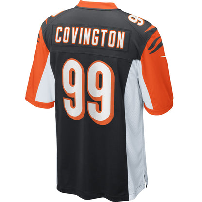 Cincinnati Bengals Christian Covington Game Black Football Jersey product image