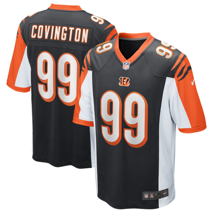 Cincinnati Bengals Christian Covington Game Black Football Jersey product image