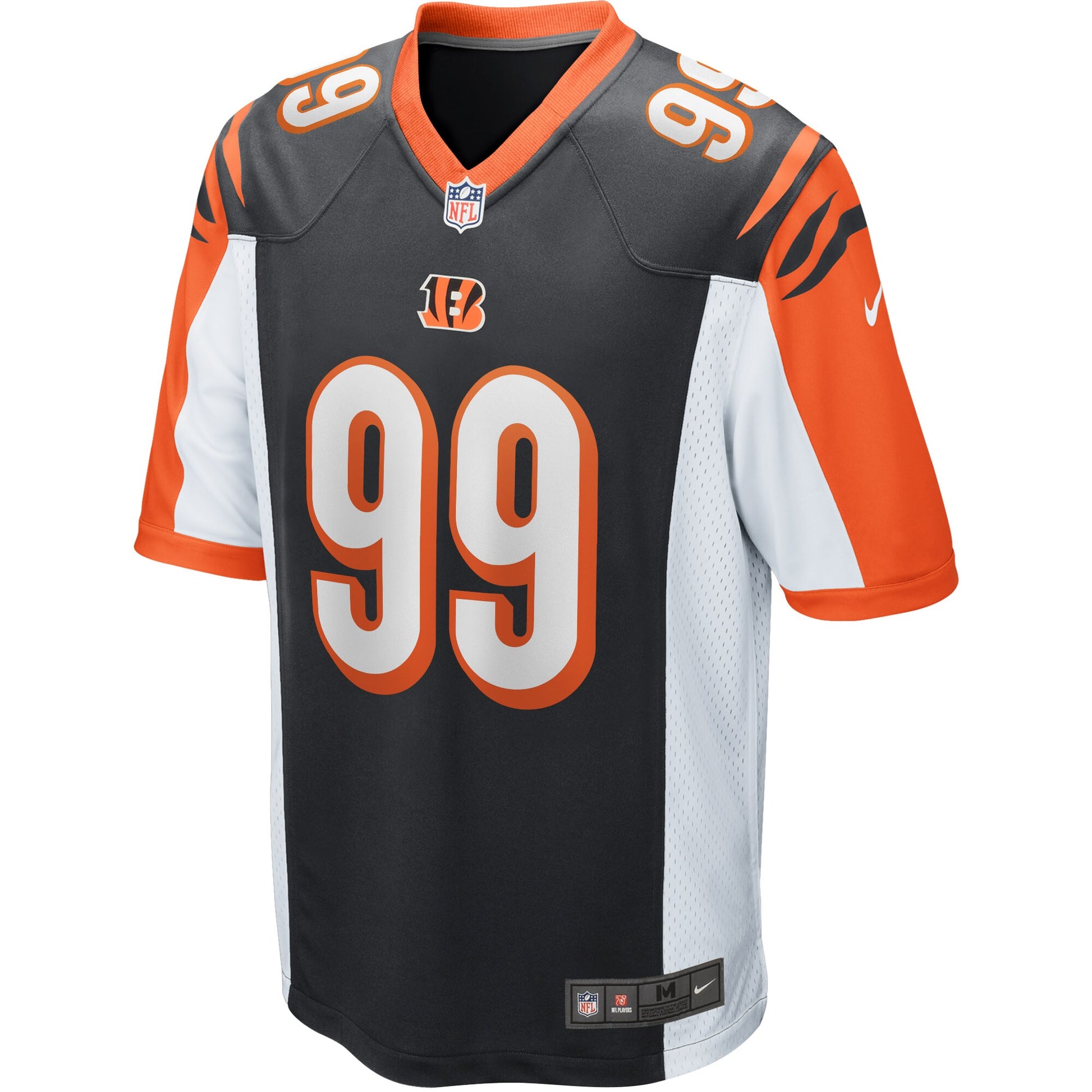 Cincinnati Bengals Christian Covington Game Black Football Jersey product image
