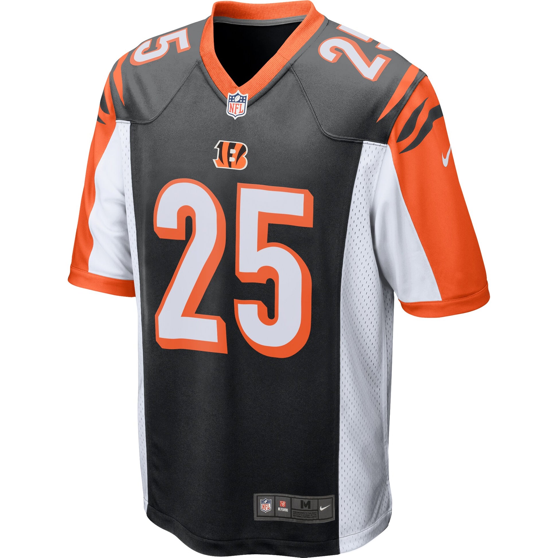 Cincinnati Bengals Giovani Bernard Game Black Football Jersey product image