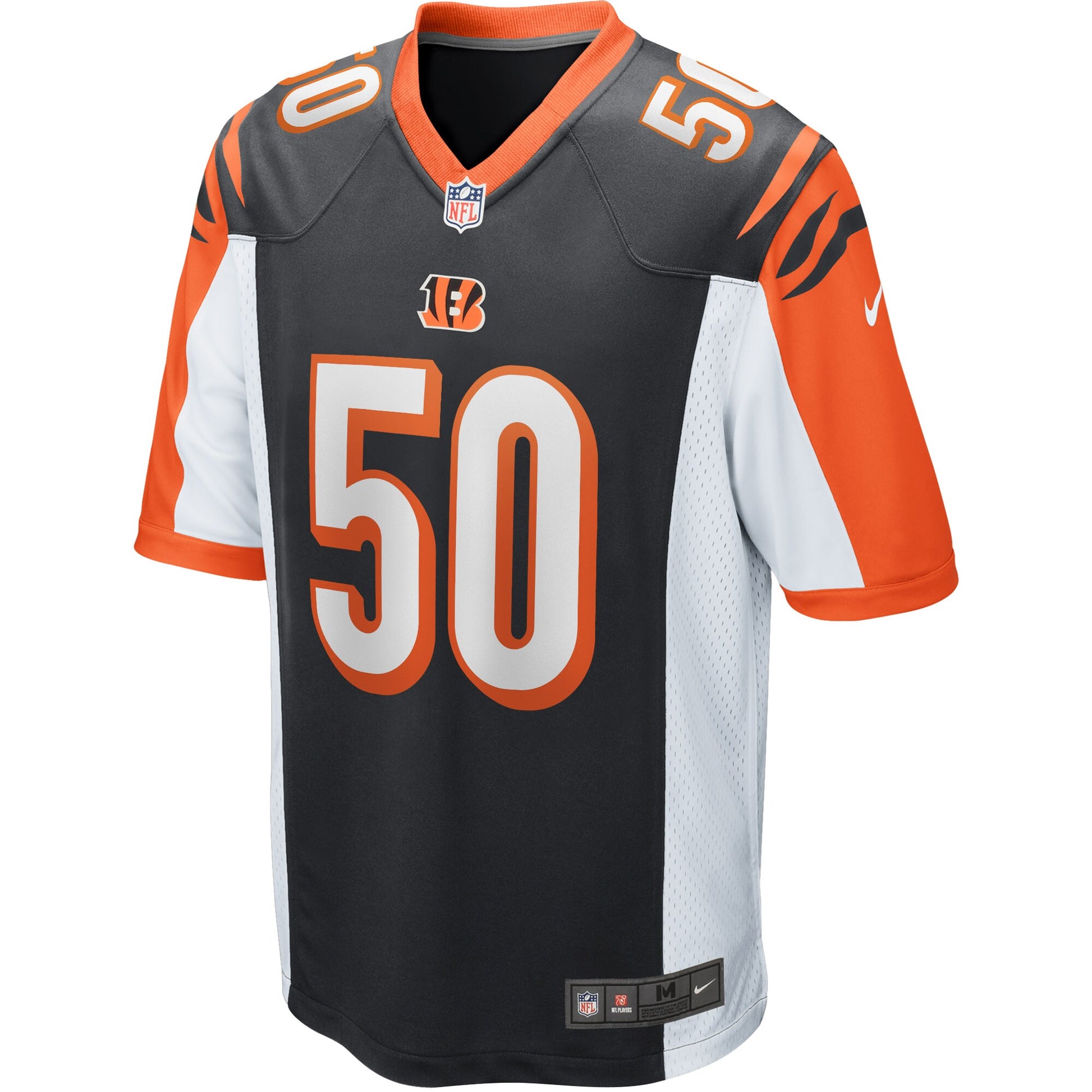 Cincinnati Bengals Jordan Evans Game Black Football Jersey product image