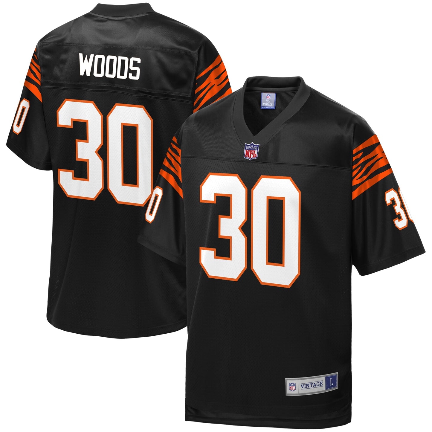 Cincinnati Bengals Ickey Woods Pro Line Black Football Jersey product image